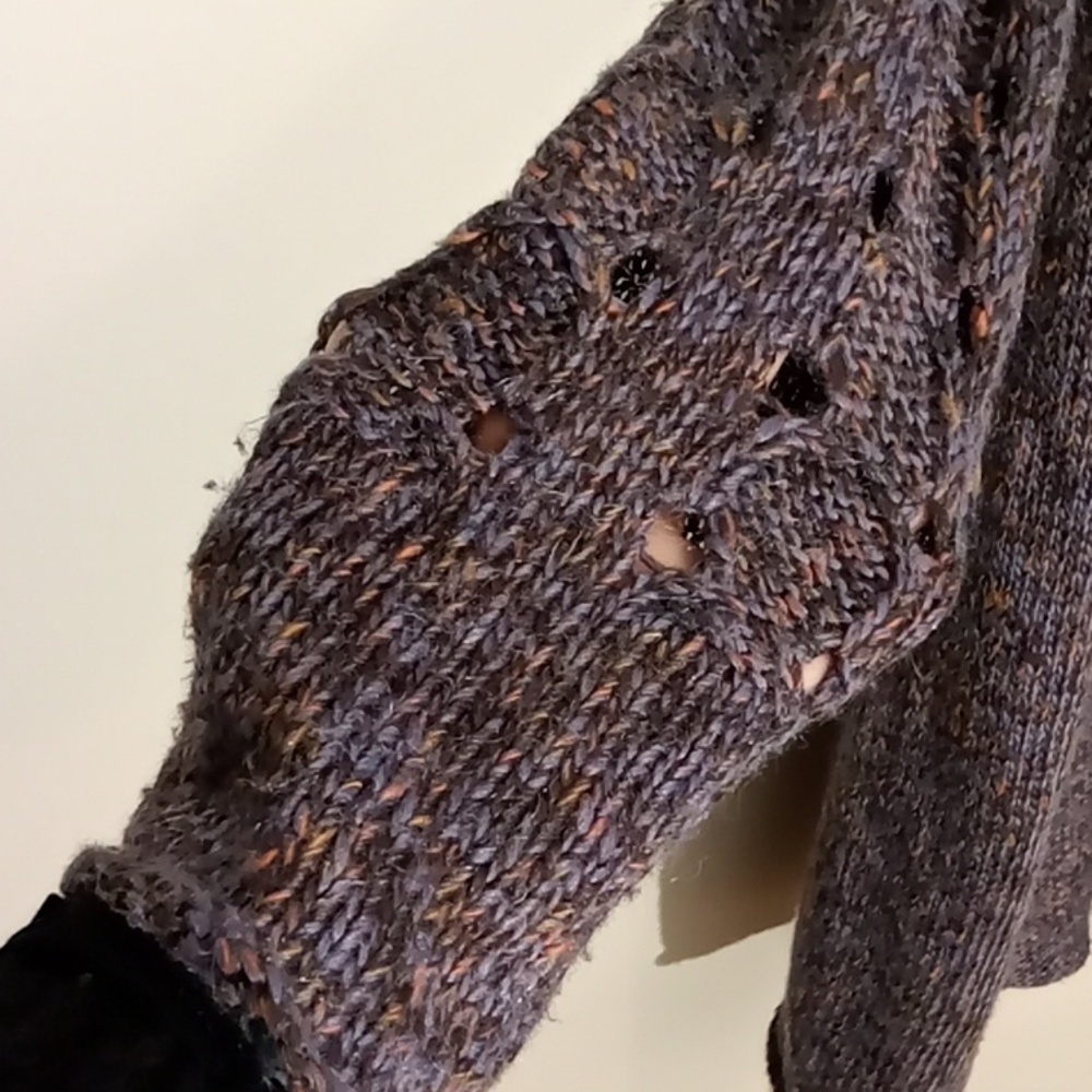 Women's Multi Color Sweater - Picture 4 of 8